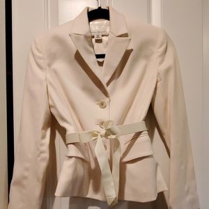 Like new Banana Republic cream suit